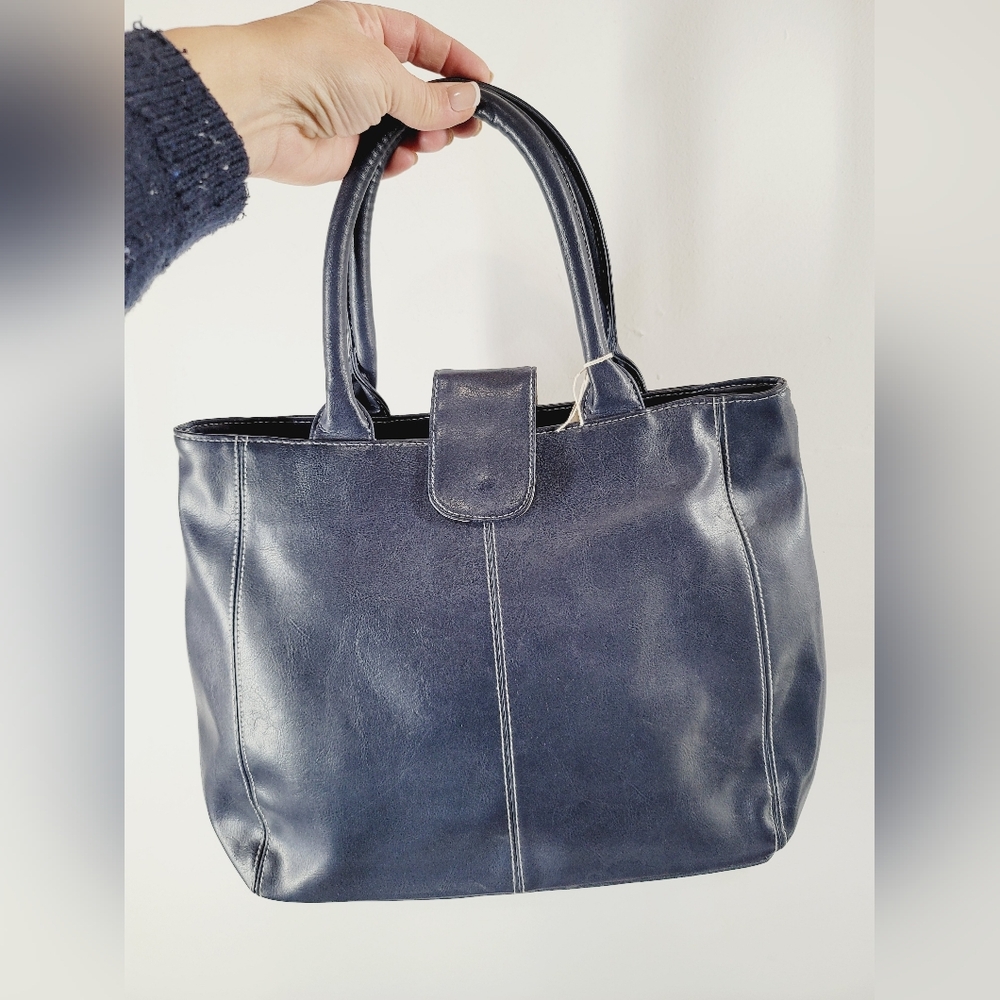 ESTEE LAUDER Elegant Navy Blue Shoulder Bag